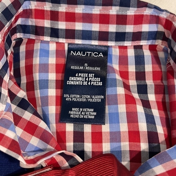 NAUTICA boys 4piece set size 5 - Picture 3 of 5
